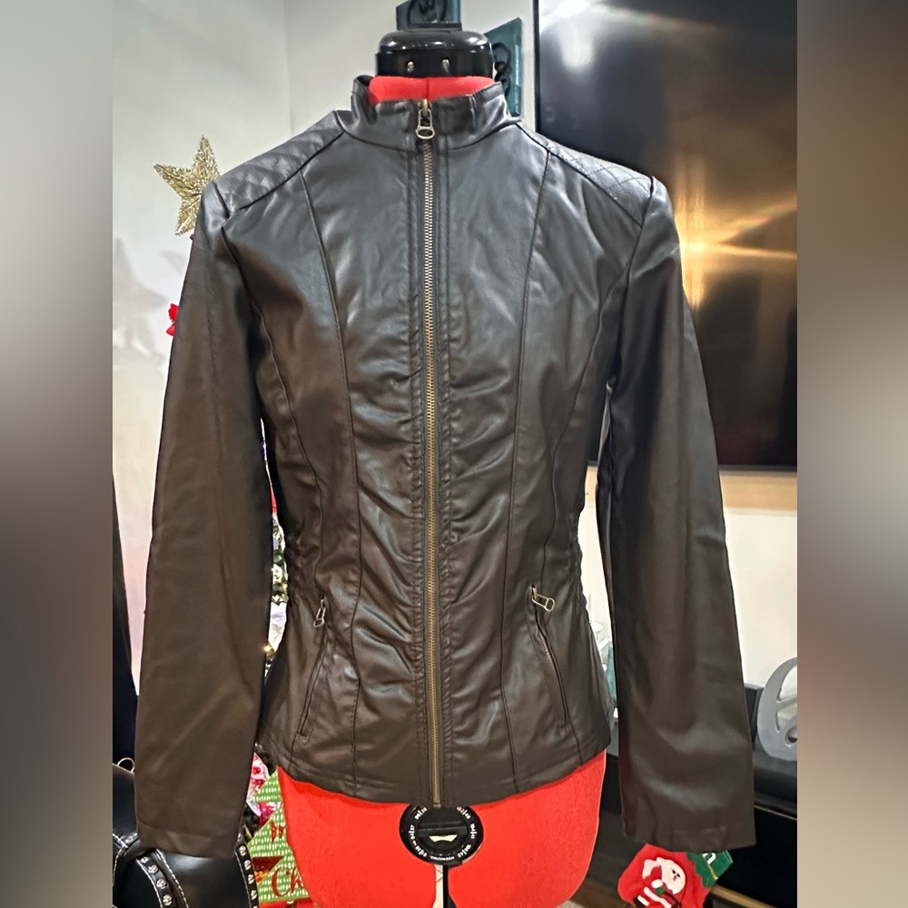 Women's Brown Leather Jacket
